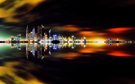 Dubai Skyline Wallpaper - WallpaperSafari