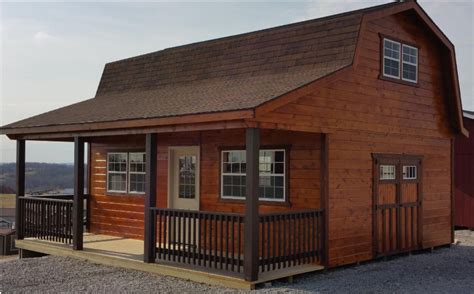 Hi-Loft Porch Barns - Miller Storage Barns Barn Homes Floor Plans, Shed House Plans, Shed To ...