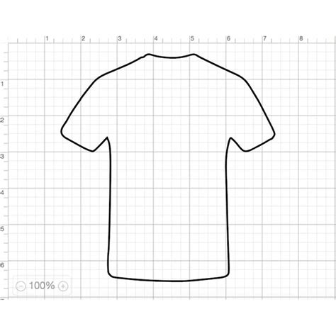 Tshirt Outline Cut File SVG DXF PNG Eps Pdf Clipart | Tshirt - Inspire Uplift