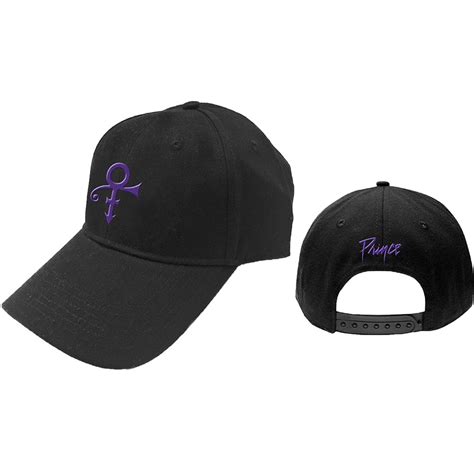 Men's Prince Purple Symbol Baseball Cap Adjustable Black - Walmart.com