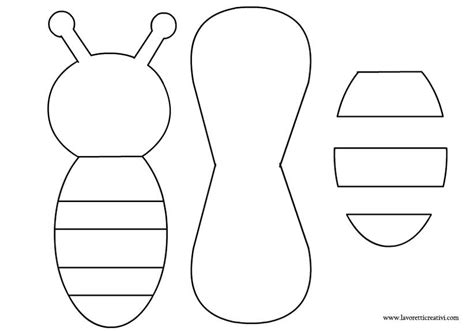 Printable Bee Craft Template - Printable Word Searches