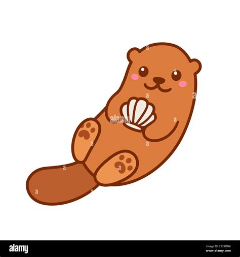 Sea Otter Stock Vector Images - Alamy