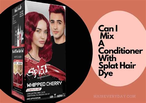 Can You Mix Splat Hair Dye With Conditioner | 8 Tips For Mixing Splat ...