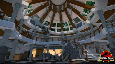 Jurassic Park Visitor Centre Interior by metonymic on DeviantArt