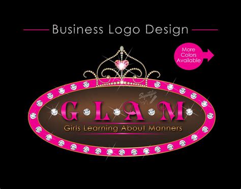 Custom logo Design, Tiara Logo, Bling Diamond Logo, Bling Tiara Logo, Logo Design, Design Logo ...