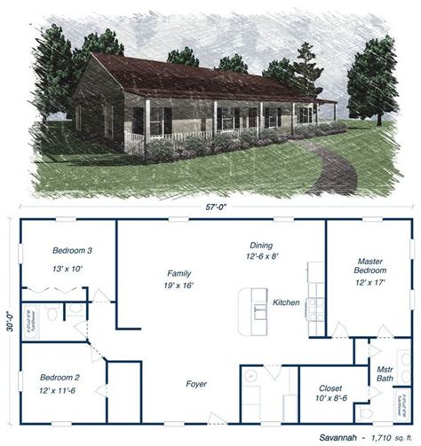 Find and save ideas about Barndominium floor plans | Metal building homes, Barn house plans ...