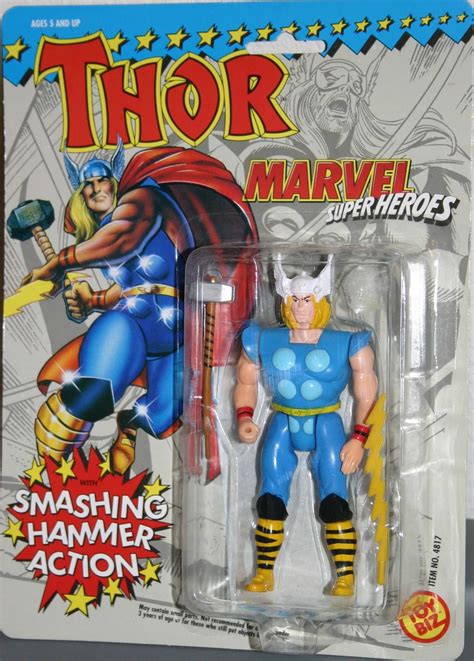 1991 Thor (Smashing Hammer Action) Marvel Super Heroes action figure by Toy Biz | Marvel toys ...