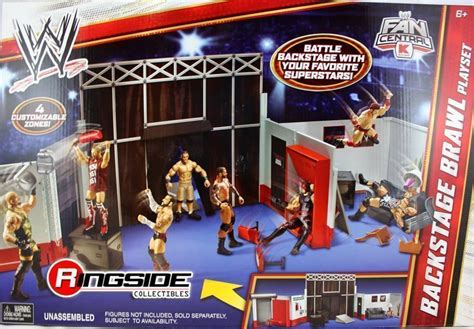 WWE BACKSTAGE BRAWL PLAYSET - WWE MATTEL TOY WRESTLING ACTION FIGURE ...