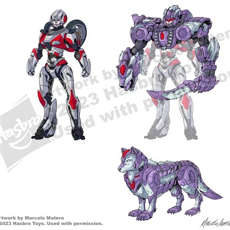 Transformers: Rise Of The Beasts Beast Combiners Arcee & Silverfang ...