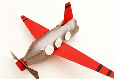 Plastic bottle airplane craft for kids | Kids Crafts