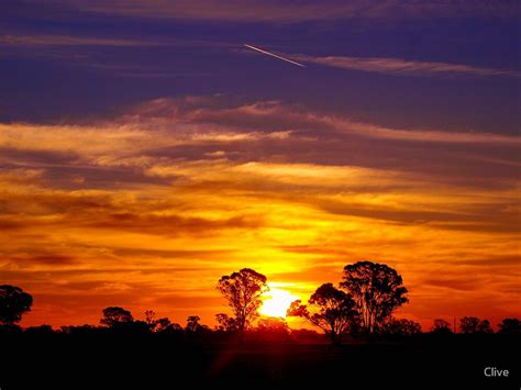 "Northern Plains Sunset" by Clive | Redbubble