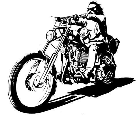 Billy Easy Rider Monochrome Vector by timdallinger on DeviantArt