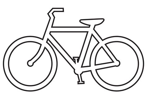 Bicycle Line Drawing - ClipArt Best