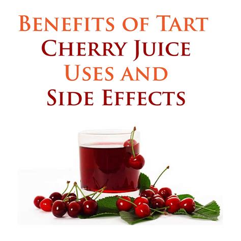 Benefits of Tart Cherry Juice - Uses and Side Effects