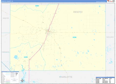 Maps of Desoto County Florida - marketmaps.com