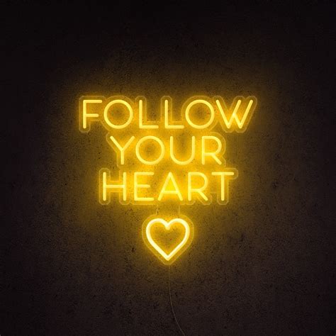 Follow Your Heart- LED Neon Sign | Elitist