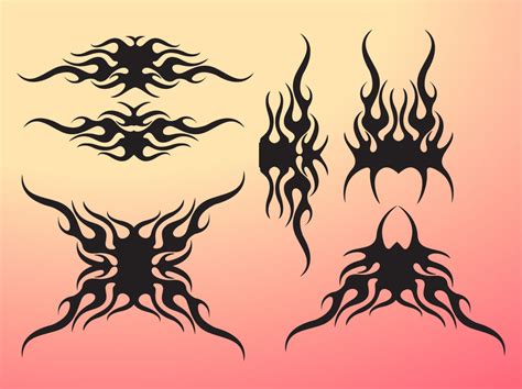 Tribal Flame Pack Vector Art & Graphics | freevector.com