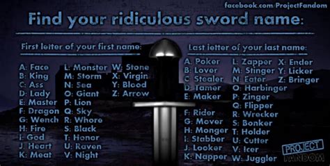 Idea 34+ Sword Name Generator