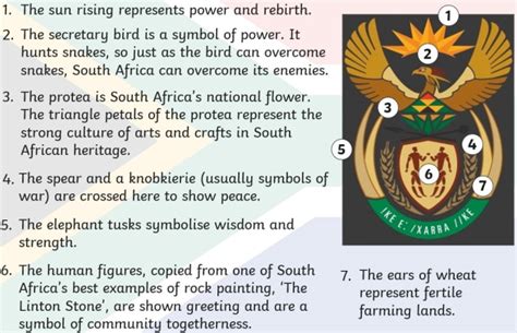 National Coat Of Arms Symbols | South Africa | Information