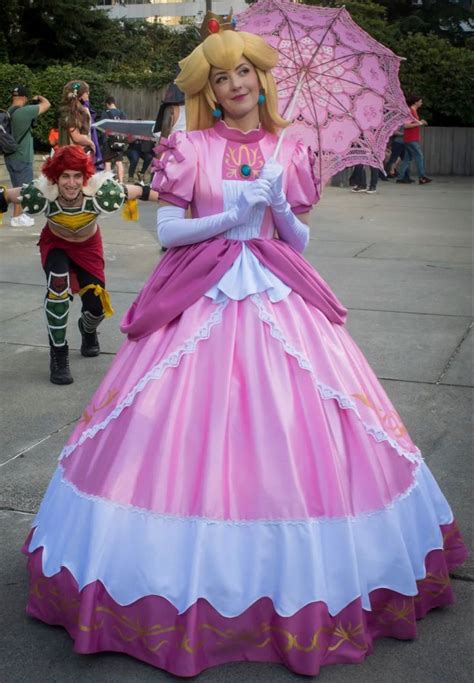 Pin by Genuine Princesa on super mario | Princess peach cosplay, Peach cosplay, Princess peach dress