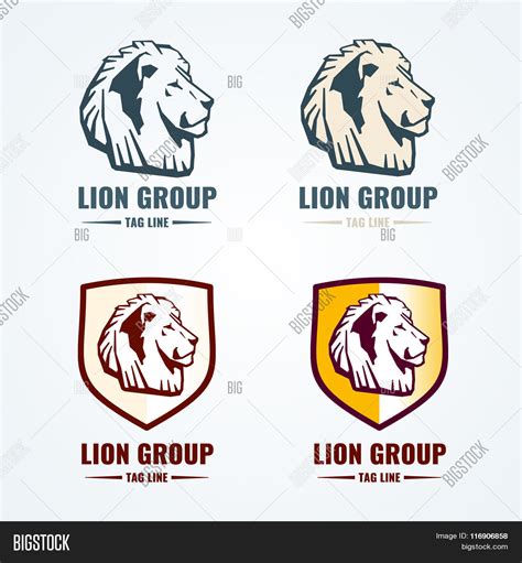 Vintage Lion Vector & Photo (Free Trial) | Bigstock