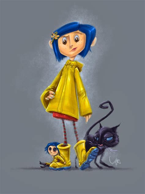 Coraline Character Illustration Coraline Characters Coraline Art | Images and Photos finder