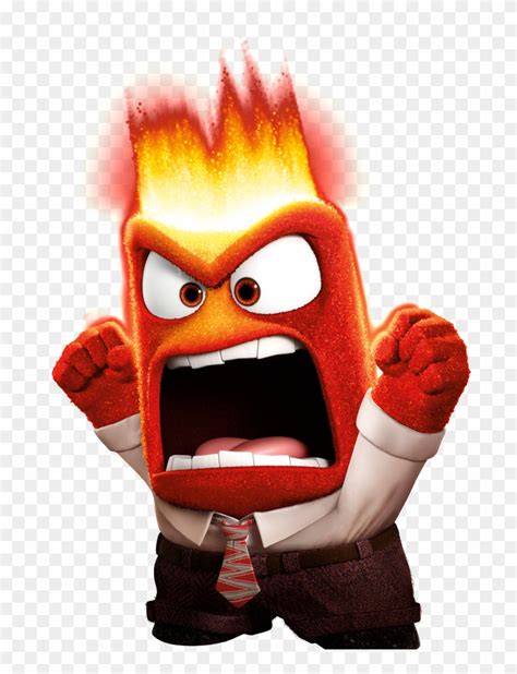 Inside Out Anger - Anger Cartoon Inside Out - Free Transparent PNG Clipart Images Download