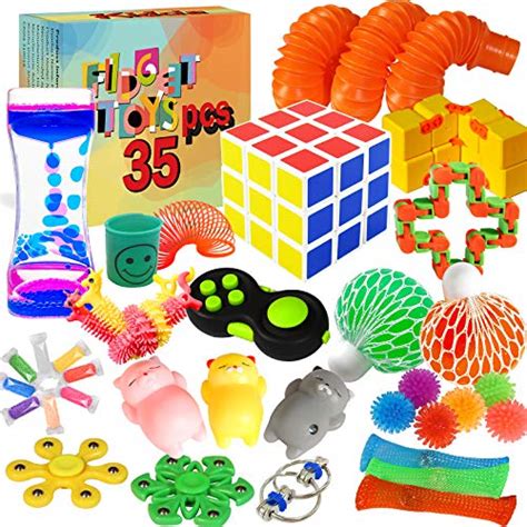 Kidcia Fidget Toys, 35 PCS Sensory Toys for Adults /Kids /ADHD /Autistic /ADD /OCD to Release ...