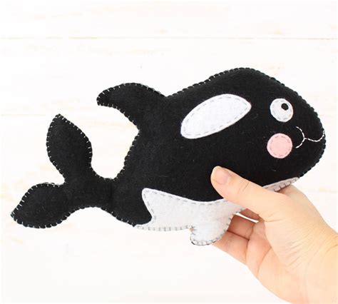 Orca Sewing Pattern Felt Orca Hand Sewing Pattern for Killer - Etsy