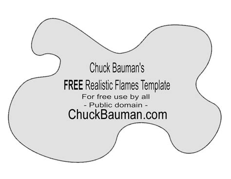 Airbrush Flame Stencils Printable Templates