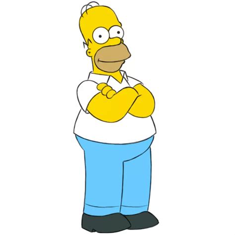 How to Draw Homer Simpson - Easy Drawing Art