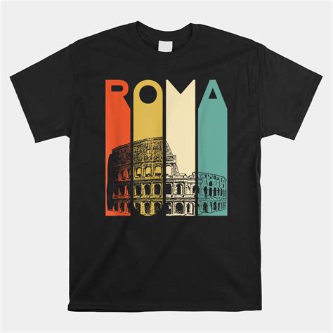 Rome Italy Roma Italian Coliseum Architecture Shirt - Walmart.com