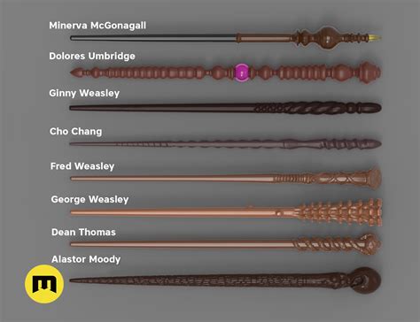 Harry Potter Wand Set 2 – 3Demon - 3D print models download