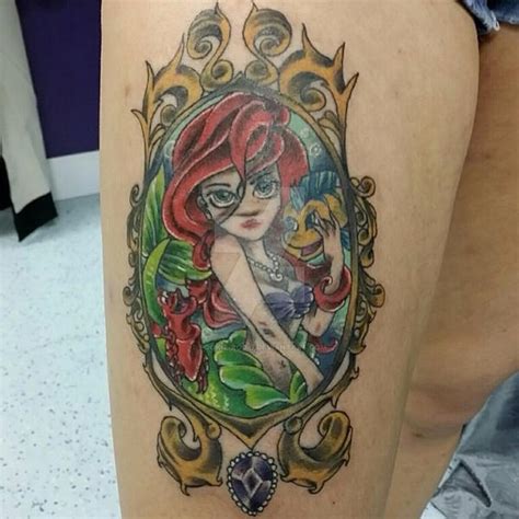 Ariel Tattoo color by Pookie-Roo-7 on DeviantArt