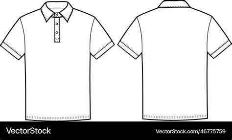 Mens polo t shirt fashion cad Royalty Free Vector Image