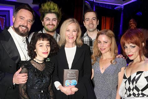 Watch Catherine O'Hara visit the cast of Beetlejuice on Broadway