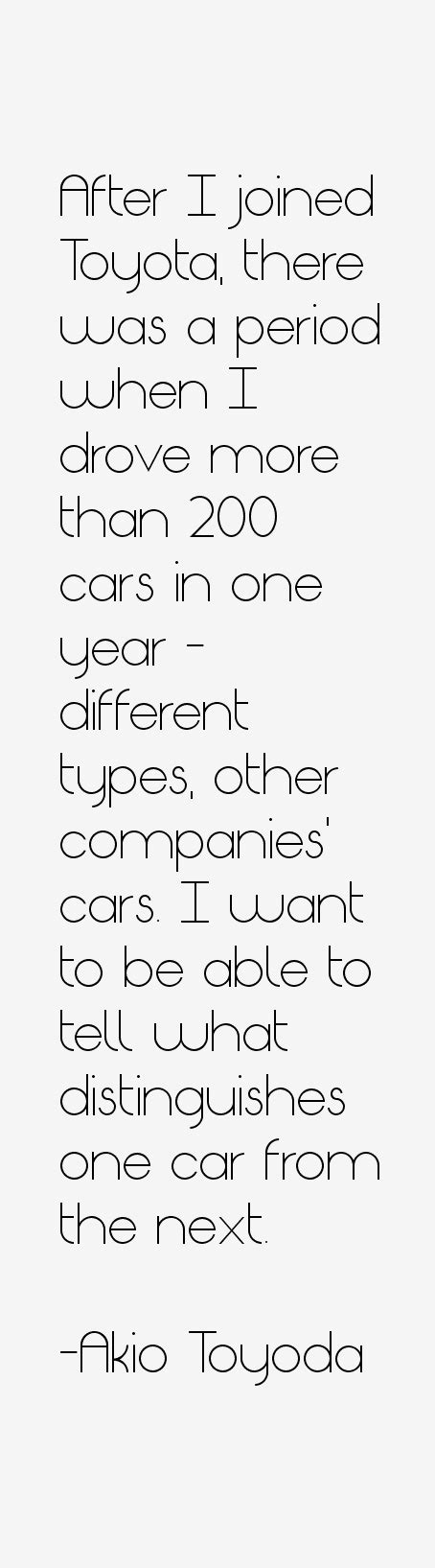 Akio Toyoda Quotes & Sayings