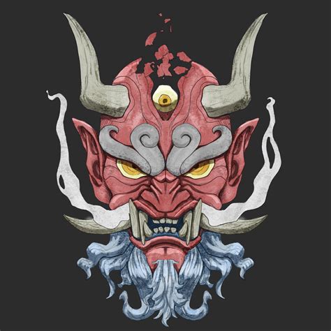 ArtStation - Oni mask | Artworks