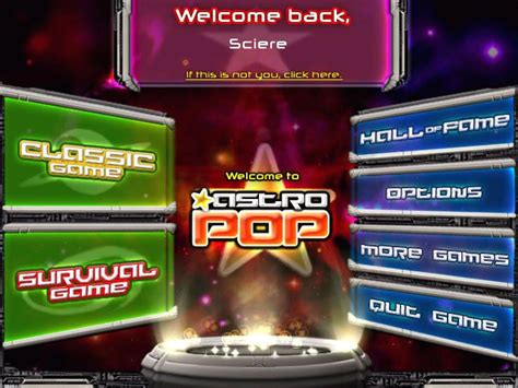 AstroPop Deluxe Screenshots for Windows - MobyGames