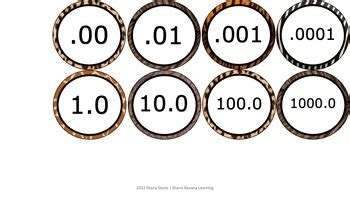 Number Line 1-100 {with Decimals & Fractions} -- Safari Theme | TPT