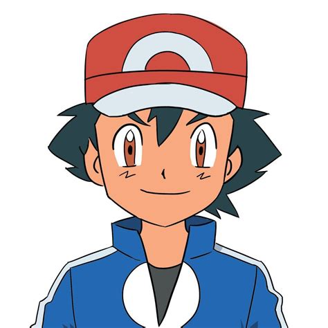 2 Ways to draw Ash from Pokemon ( with Pictures ) - Improveyourdrawings.com Ash Pokemon, Brock ...