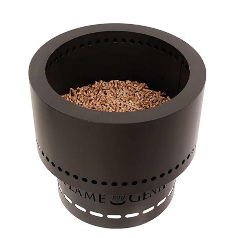 Flame Genie Pellet Fire Pit | Wood pellets, Wood fire pit, Fire pit