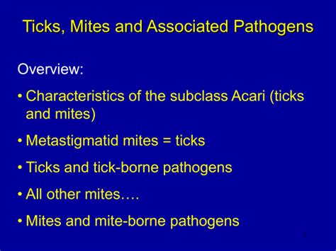 Ticks & Mites