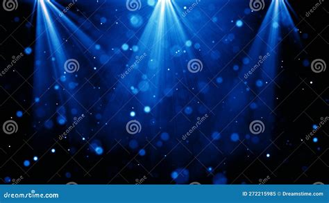 Blue Background with a Spotlight Stock Illustration - Illustration of ...