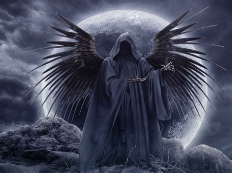 Online crop | grim reaper illustration, death, Grim Reaper, Moon, fantasy art HD wallpaper ...