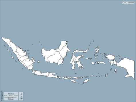 Indonesia free map, free blank map, free outline map, free base map outline, provinces