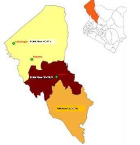 Turkana County Map