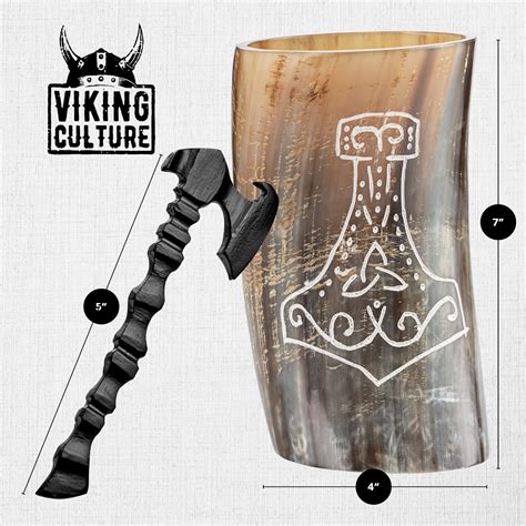 Viking Culture Horn Mead Cup - Authentic Medieval and Nordic-Inspired – vikingculture