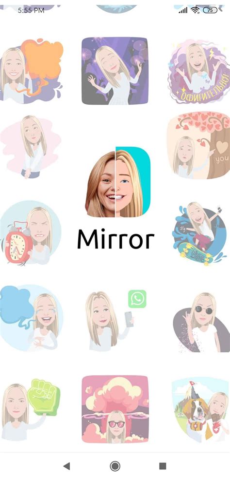 Mirror Emoji Keyboard & Sticker Maker APK Download for Android Free