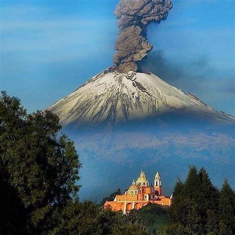 Volcano at Cholula Puebla Mexico. Credits: @cgarciaferro Volcano at Cholula Puebla Mexico ...